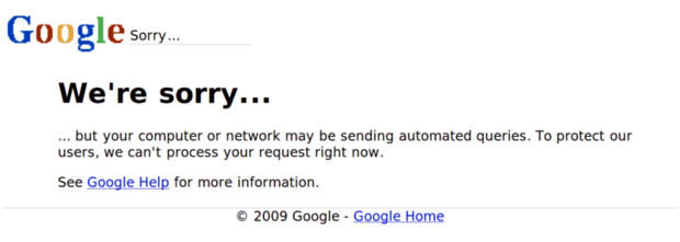 google ban