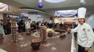 Праздник шоколада во Львове (Украина)